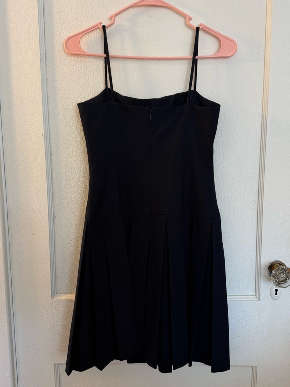 aritzia sunday best shetland dress in admiral navy blue - Picture 4 of 8